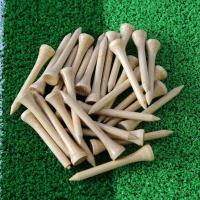 GOG New Hot Sale bamboo golf tee 54mm 100Pcs/pack Golf Tees