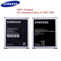 100% แบตเตอรี่เดิม EB-BJ700CBE สำหรับ Samsung Galaxy J7 2015 J700 SM-J700F J700M J700M/DS J700H J700T J700P J7009 J7000 j7008