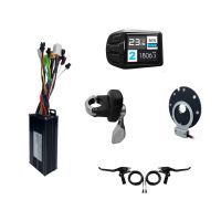 26A Three Mode Sine Wave Controller Kit with UKC3 Display Gauge 36V 48V Fit for Electric Bike Motor Conversion