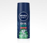 สเปรย์นีเวียเมนคูลคิกคูลเฟรช 50 มล. Nivea Men Cool Kick Extra Dry