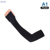 ?【Lowest price】SUTAI 2pcs UV Sun Protection Cooling ARM Sleeve COVER สำหรับถุงมือวิ่งกอล์ฟรอบขับรถ