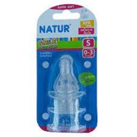 Natur Smile จุกนมซิลิโคน เนเจอร์สไมล์ ไซส์ S 3ชิ้น/แพ็ค (3 แพ็ค)