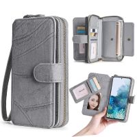 ♛ Zipper Wallet Pu Leather Multifunction Handbag Phone Case For Xiaomi 10 10pro 5g Redmi Note8 Note9 Note8pro Note9pro