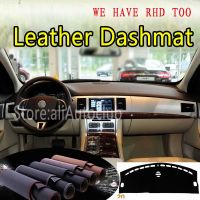 สำหรับจาร์กัว Xf (X250) 2009-2015 2010 2011 2012หนัง Dashmat ฝาปิดแผงควบคุม Dash Sunshade พรมที่กำหนดเองรถจัดแต่งทรงผมรถพวงมาลัยซ้ายรถพวงมาลัยขวา