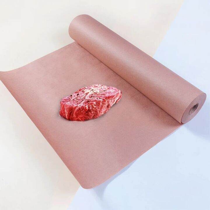 【SupportCod】 Butcher Paper Bbq Beef Kraft Paper Roll Meat Wrapping Paper 46cmx53 Meters Outdoor