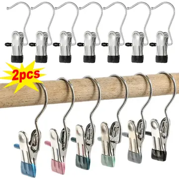 Clothes Stainless Steel Clothespin Hanging Clamps Home Laundry