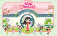 MINISO  Disney Princess Collection Cheongsam Dress Bag Charm ลิขสิทธิ์แท้ Random styles blind box