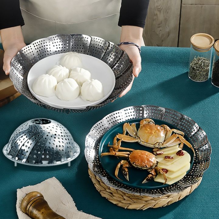 folding-dish-steam-stainless-steel-food-steamer-basket-mesh-vegetable-cooker-steamer-expandable-pannen-kitchen-tool