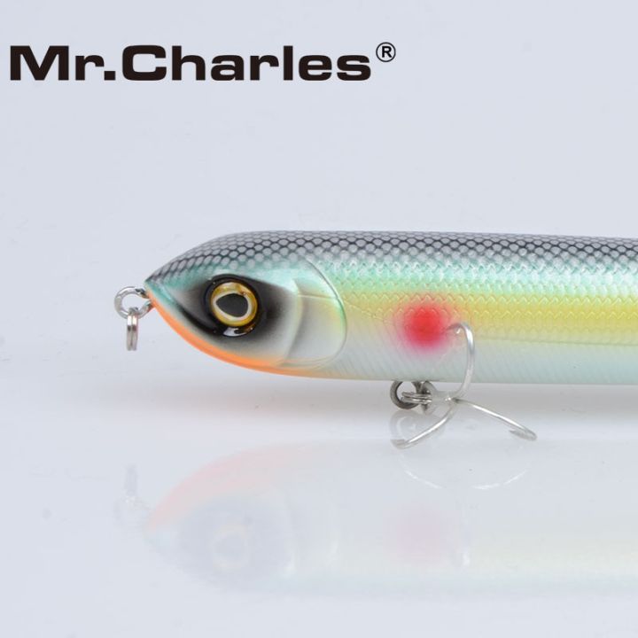 mr-charles-cmc018เหยื่อล่อปลา128มม-25g-ลอยน้ำสีสารพัน-popper-wobbler-ดินสอล่อมือล่อตกปลา
