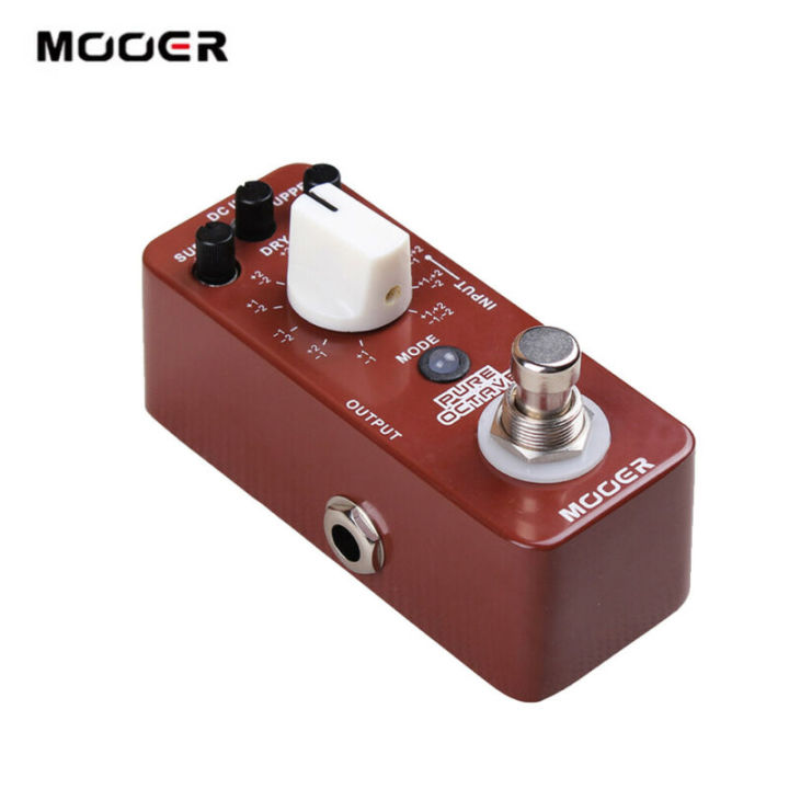 mooer-moc1-pure-octave-effects-pedal-effect-octave-pedal-กีตาร์สำหรับกีตาร์ไฟฟ้าเหยียบเครื่องดนตรี-effector