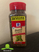 Basil Leaves  Size 60g. by McCORMICK