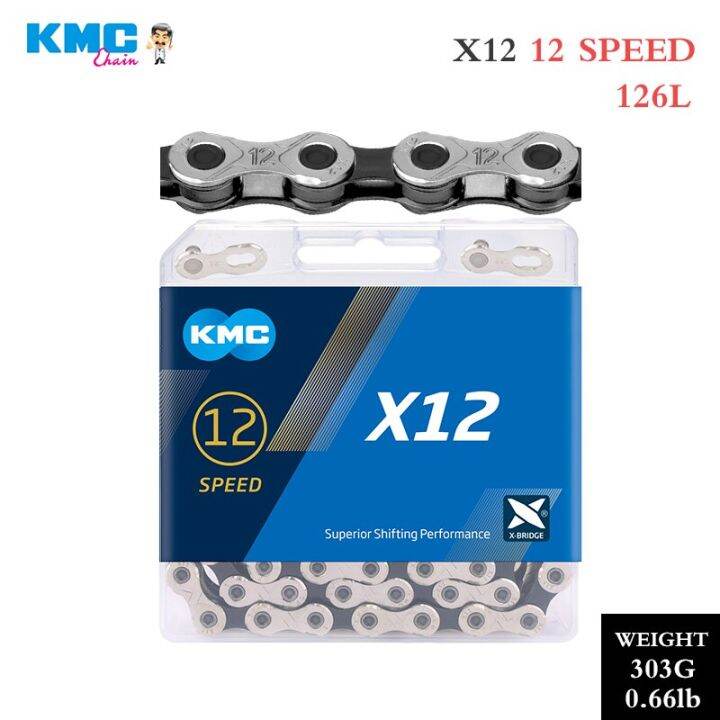 โซ่จักรยาน-kmc-x8-x9-x11-x10-x12-mtb-โซ่จักรยาน8-9-10-11-12ความเร็วจักรยานเสือหมอบจักรยานเสือภูเขาสำหรับ-shimano-bikes-ชิ้นส่วนจักรยาน