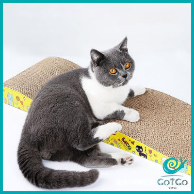 GotGo ที่ลับเล็บแมวกระดาษ ลูกฟูกที่ลับเล็บ อุปกรณ์สำหรับแมว Scratcher มีสินค้าพร้อมส่ง