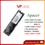 Ổ cứng SSD 256GB Apacer AS2280P4 M.2 PCIe NVme Gen 3X4 - VPMAX thumbnail