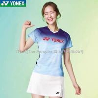 ◑♦ Yonex mens and womens badminton uniforms short-sleeved table tennis uniforms quick-drying sports uniforms