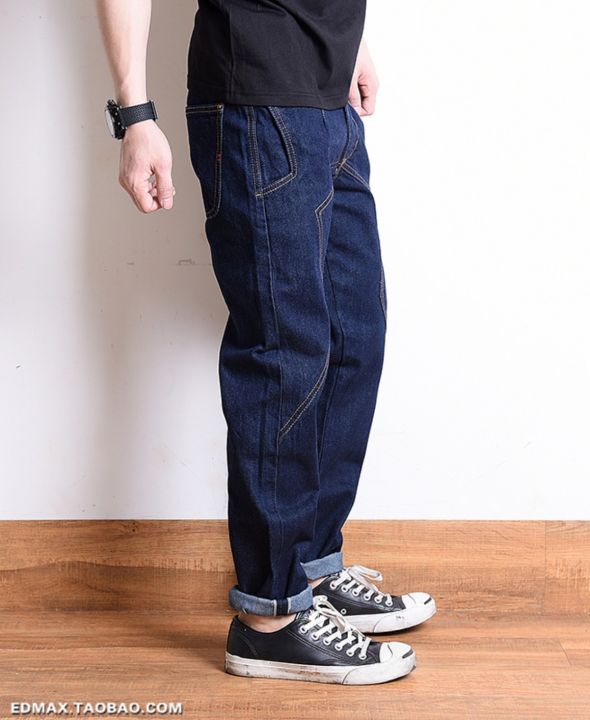 กางเกงยีนส์-กางเกงยีนส์ผู้ชาย-แฟชั่นเกาหลี-ใส่สบาย-กางเกงยีนส์ขายาวผู้ชาย-กางเกงยีนส์ขาดเข่าขา-สไตล์เกาหลี