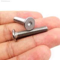 ✷ 5/10/50pcs M1.6 M2 M2.5 M3 M4 M5 M6 M8 A2 304 stainless steel Hex Hexagon Socket Ultra Thin Low Flat Wafer Allen Head Screw Bolt