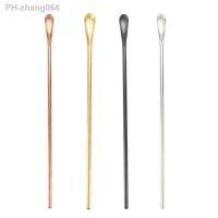 Coffee Spoon Ice Cream Spoon Reusable Cocktail Stirrer Metal Stir Sticks with Long Handle Iced Tea Spoon for Home and Office