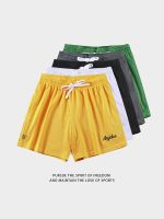 uialk American mens sports training basketball mesh loose breathable three-point pants shorts shorts but knee double layer quick-drying