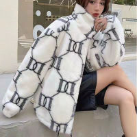 利NICK winter coat for women womens sheep shearling coat Outerwear loose hooded lamb wool coat womens coat