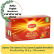 ลิปตัน ชา ชาสำเร็จรูป Lipton English Breakfast Tea ขนาด   60 กรัม (2.4 กรัม × 25 ซอง) Lipton Tea Instant Tea Lipton English Breakfast Tea Size 60 g. (2.4 g × 25 sachets)