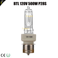 Marine Nautical เรือหลอดไฟเวทีหลอดฮาโลเจน BTL 120V 500W P28S ทัศน์ทีวีโปรเจคเตอร์โคมไฟควอตซ์ Bulb