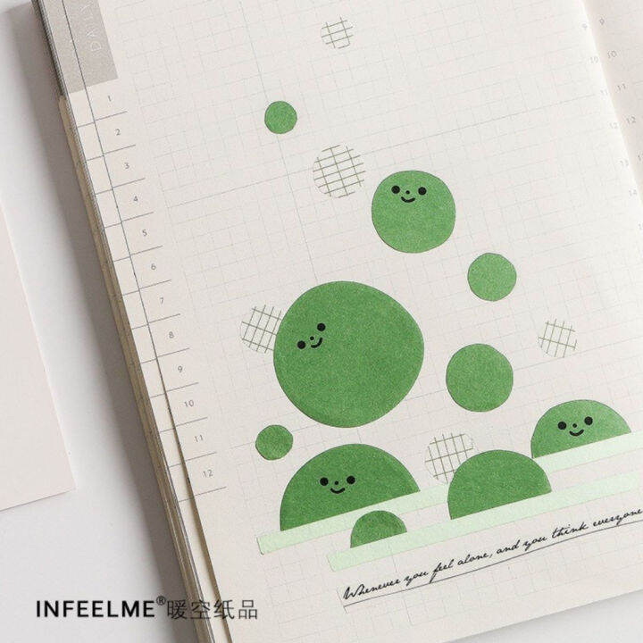 กระดาษโพสอิท-ลายน่ารัก-มีกาวในติด-ติดได้เลย-post-it-น่าใช้งาน-1-ชุด-30-แผ่น