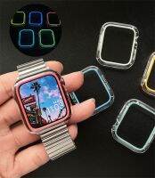 ZZOOI New Luminous Cover For Apple Watch Case 41MM 45MM 44MM 40MM Man Girl Soft Clear TPU Cover For IWatch 7 6 SE 5 4 3 2 38MM 42MM