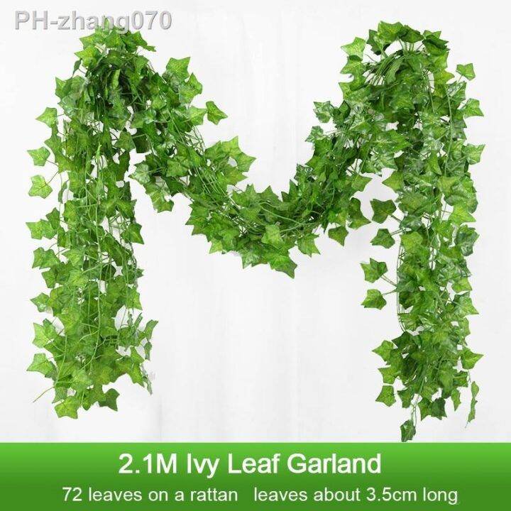 210cm-hot-artificial-plants-rattan-creeper-green-leaf-ivy-vine-for-home-wedding-decor-wholesale-diy-hanging-garland-fake-flowers