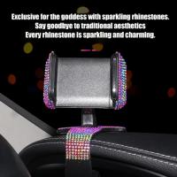 Cell Phone Holder Car Rhinestone Phone Holder 360 Rotation Cell Phone Holder Car Truck Essentials Accessories Phone Mount GPS Holder landmark