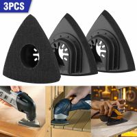 3pcs Triangular Oscillating Tool Sanding Pad Quick Release Oscillating Tool For Bosch DeWalt Craftsman Multi Tool Sanding Pads Rotary Tool Parts  Acce