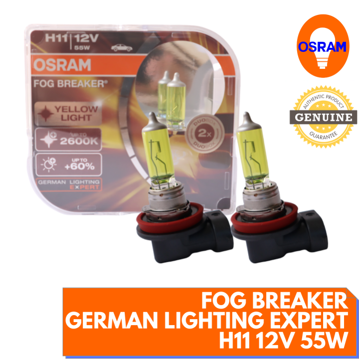 Osram H11 Fog Breaker 55W 12V | Lazada PH