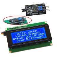 2004 LCD (Blue Screen) 20x4 LCD พร้อมบัดกรี I2C Adapter