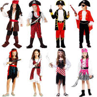 pirates in the caribbean captain jack sparrow kids pirate clothing girls boy girl cosplay halloween costume for kids boys