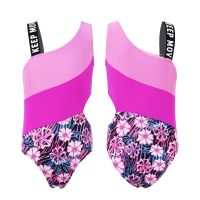 ❉♤ Summer Kids Girls Swimsuit One Piece Swimming Clothing Printed Stylish New Swimwear for 4-14 Years Children 39;s Bathing Suit