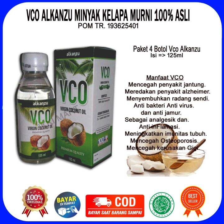 Botol Vco Virgin Coconut Oil Al Kanzu Minyak Kelapa Lazada