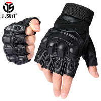 PU Leather Tactical Half Finger s Army Military Combat Shooting Hunting Paintball Outdoor Work Fingerless Men Women