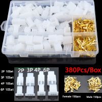 380Pcs/set Car Motorcycle Electrical 2.8mm 2 3 4 6 Pin Wire Terminal Connector Fixed Hook Male Female Terminals