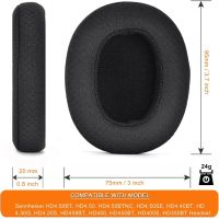 Uenjoyment Replacement Memory Sponge Fabric Mesh Ear pads Cushions For Sennheiser HD 4.50BT/ HD4.50BTNC/HD4.40BT/ HD450 Headphones Earpads