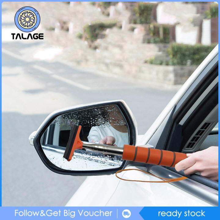 Car Rearview Mirror Wiper, Multifunctional Window Squeegee