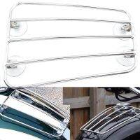 Chrome Black Motorcycle Fuel Tank Luggage Rack With Strong Suction Cups Bracket Holder For Harley Yamaha Kawasaki Universal