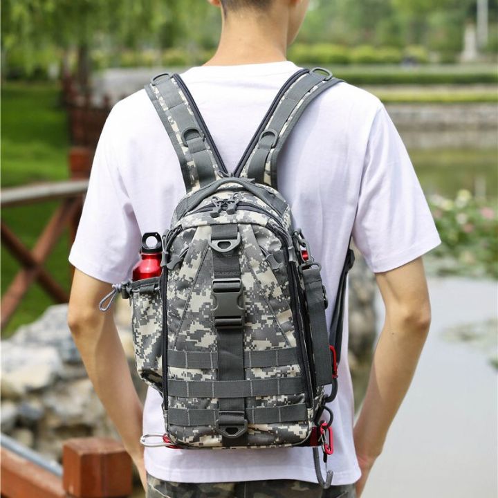 กระเป๋าผู้ชายลายพรางกระเป๋าสะพายหลังแบบสปอร์ตใช้ด้านนอกยุทธวิธี-m-ใหม่2021กระเป๋าเป้เดินป่าตั้งแคมป์