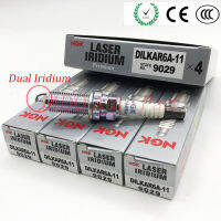 NGK LASER IRIDIUM DILKAR6A11 9029 4หัว ใช้สำหรับรถยนต์ Nissan ALMERA , MARCH 1.2L （Made in Japan）