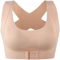 ?Sanay Bra? (N431) สปอร์ตบราตะขอหน้า มีฟองน้ำ ปรับบุคลิก