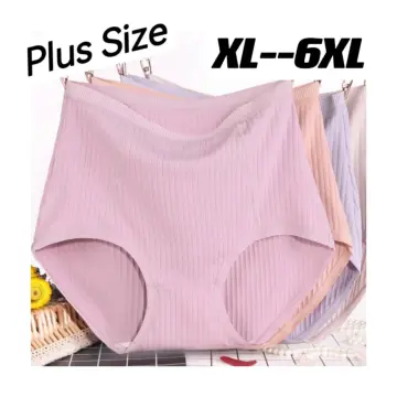 Malaysia Ready stock️] S0028 Plus size XXL 5XL ladies panties female women  underwear big size seluar dalam stretchable