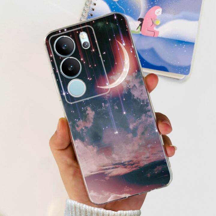 ผ้าหุ้มหลังทาสีรูปเด็กผู้หญิงลายผีเสื้อ-tpu-เคสมือถือซิลิโคนนิ่ม-s17สำหรับ-vivos17-pro-s-17-t-เคสใส่โทรศัพท์สำหรับ-vivo