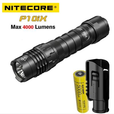 NITECORE P10ix USB-C ไฟฉายชาร์จได้4000ลูเมน Xtreme,ประสิทธิภาพลำแสง I-Generaition 158เมตรแสงชาร์จได้ &amp; ไฟฉาย