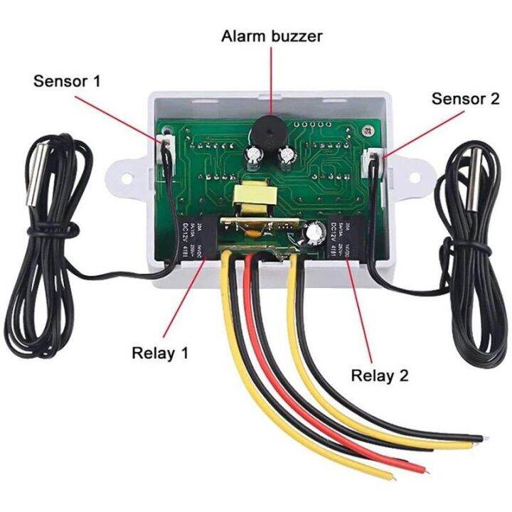 sotota-ตัวควบคุมอุณหภูมิความชื้นดิจิตอล-w1099ตู้ฟักไข่ควบคุมอุณหภูมิเครื่องควบคุมความชื้นควบคุมความร้อน-3