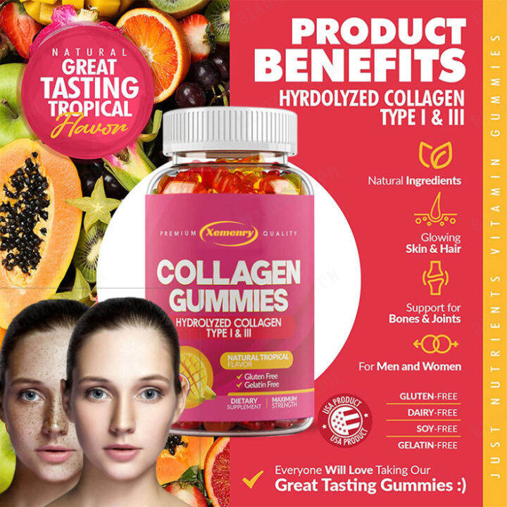 biaozhen Women's Beauty Collagen Gummy Collagen Gummy Hydrolyzed ...