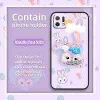 foothold Cover Phone Case For OPPO A16K/A16E Original Shockproof Back Cover New Arrival Cute Silicone Dirt-resistant